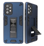 Stand Hardcase Backcover für Samsung Galaxy A72 5G Navy