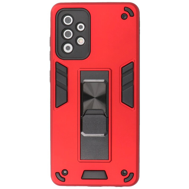 Stand Hardcase Backcover for Samsung Galaxy A72 5G Red