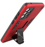 Stand Hardcase Backcover for Samsung Galaxy A72 5G Red