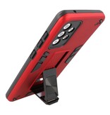 Stand Hardcase Backcover for Samsung Galaxy A72 5G Red