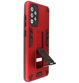 Stand Hardcase Backcover para Samsung Galaxy A72 5G Rojo