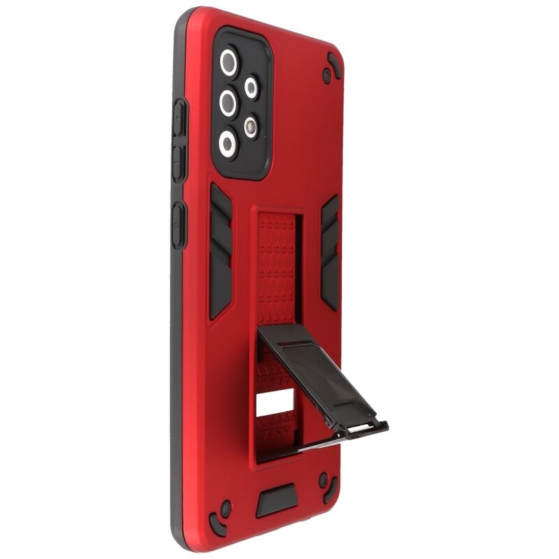 Cover posteriore rigida per Samsung Galaxy A72 5G rossa