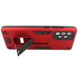 Stand Hardcase Backcover for Samsung Galaxy A72 5G Red