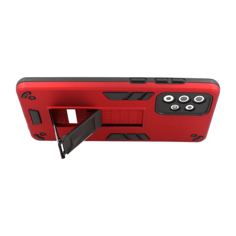 Cover posteriore rigida per Samsung Galaxy A72 5G rossa