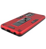 Stand Hardcase Backcover voor Samsung Galaxy A72 5G Rood