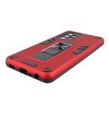 Stand Hardcase Backcover for Samsung Galaxy A72 5G Red