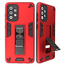 Stand Hardcase Backcover voor Samsung Galaxy A72 5G Rood