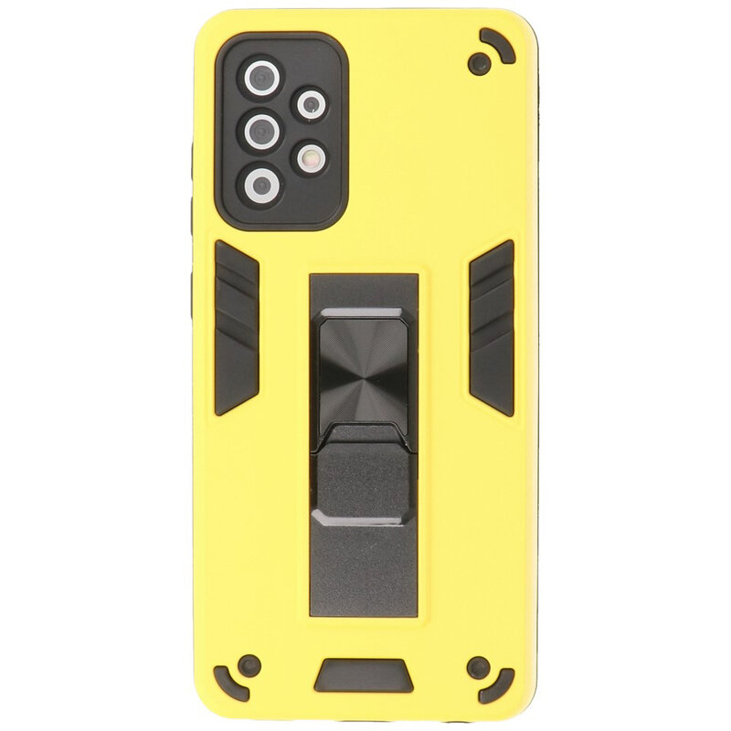 Stand Hardcase Backcover for Samsung Galaxy A72 5G Yellow