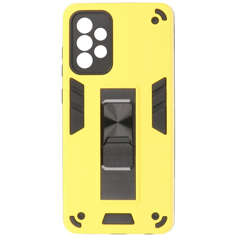 Stand Hardcase Backcover für Samsung Galaxy A72 5G Gelb
