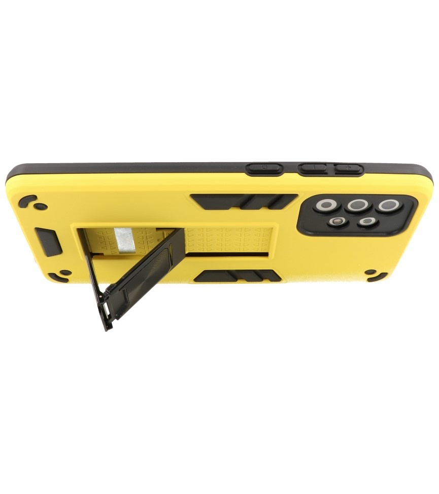 Cover posteriore rigida per Samsung Galaxy A72 5G giallo