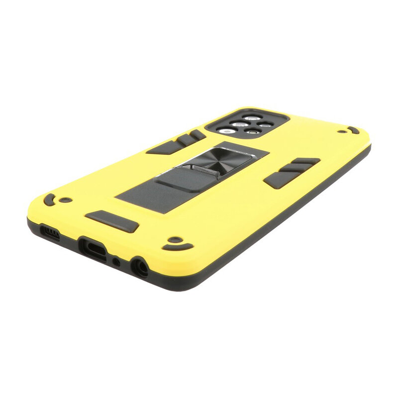 Stand Hardcase Backcover für Samsung Galaxy A72 5G Gelb