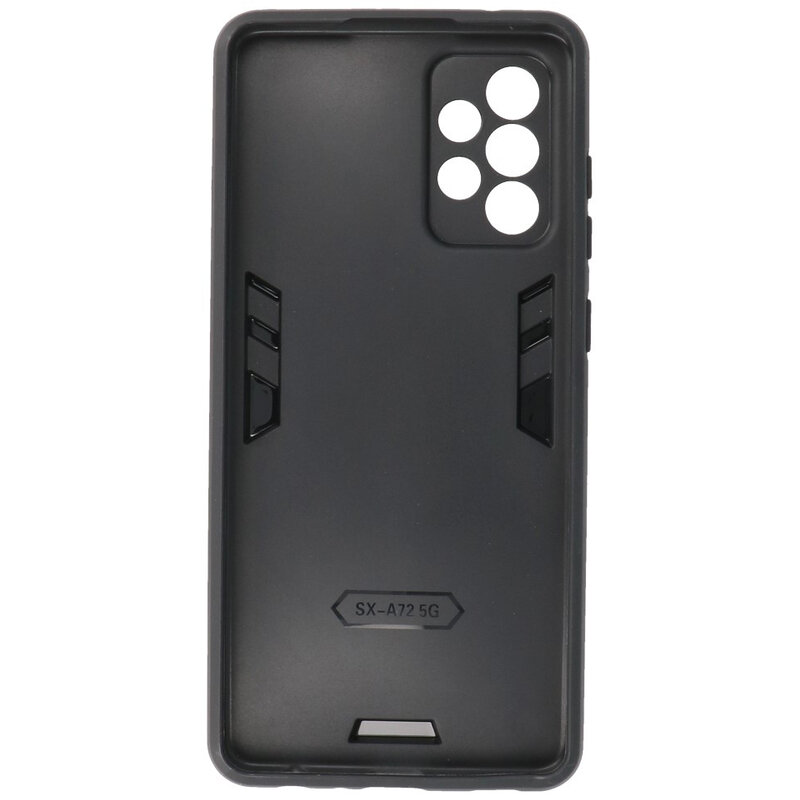 Stand Hardcase Backcover voor Samsung Galaxy A72 5G Roze