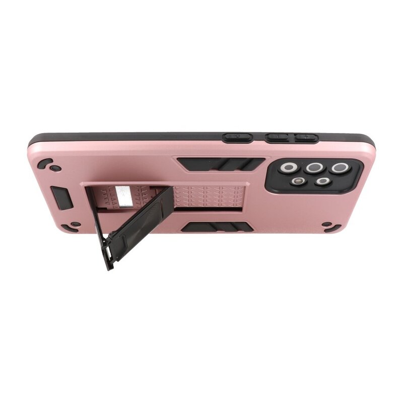 Stand Hardcase Backcover for Samsung Galaxy A72 5G Pink