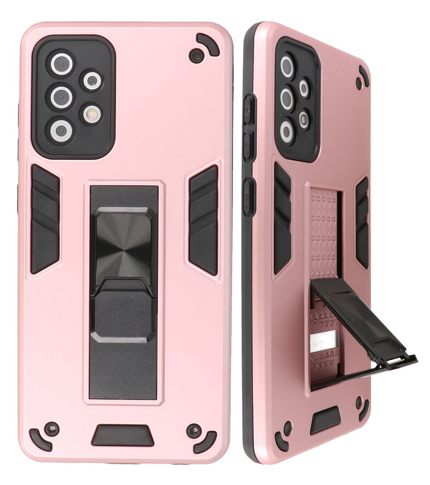 Stand Hardcase Backcover for Samsung Galaxy A72 5G Pink