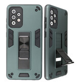 Stand Hardcase Backcover for Samsung Galaxy A72 5G Dark Green