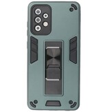 Bagcover til stativ Hardcase til Samsung Galaxy A72 5G mørkegrøn