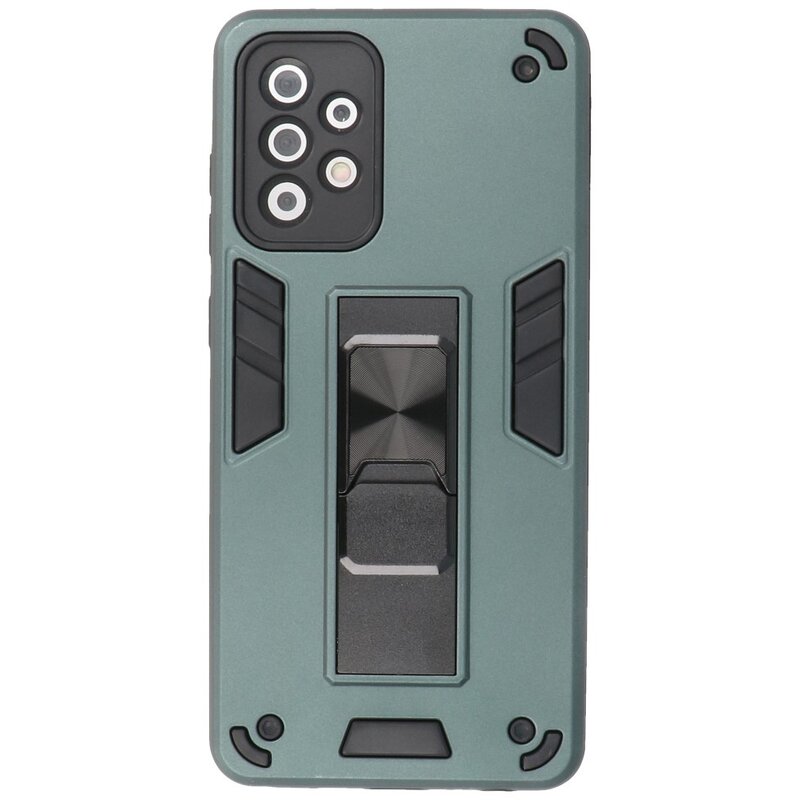 Stand Hardcase Backcover for Samsung Galaxy A72 5G Dark Green