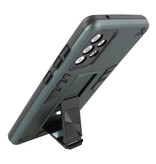 Stand Hardcase Backcover für Samsung Galaxy A72 5G Dunkelgrün