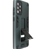 Bagcover til stativ Hardcase til Samsung Galaxy A72 5G mørkegrøn