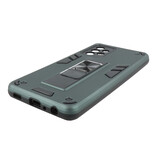 Stand Hardcase Backcover for Samsung Galaxy A72 5G Dark Green
