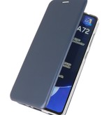 Etui Slim Folio pour Samsung Galaxy A72 / 5G Bleu