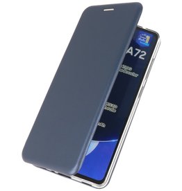 Custodia Slim Folio per Samsung Galaxy A72 / 5G Blu