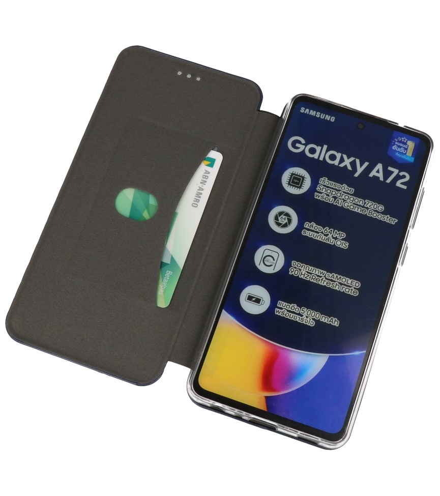 Slim Folio Case voor Samsung Galaxy A72 / 5G Blauw