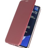 Etui Slim Folio pour Samsung Galaxy A72 / 5G Bordeaux Rouge