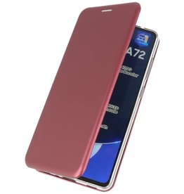 Slim Folio Cover til Samsung Galaxy A72 / 5G Bourgogne Rød