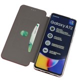 Slim Folio Hülle für Samsung Galaxy A72 / 5G Burgunderrot