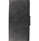 Pull Up PU Leather Bookstyle para Nokia X10 - Nokia X20 Negro