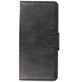Pull Up PU Leder Bookstyle voor Nokia X10 - Nokia X20 Zwart