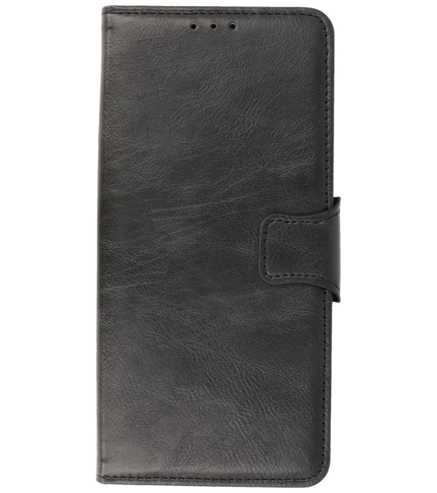 Pull Up PU Leather Bookstyle for Nokia X10 - Nokia X20 Black