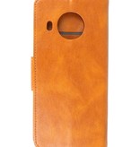 Pull Up PU Leder Bookstyle voor Nokia X10 - Nokia X20 Bruin