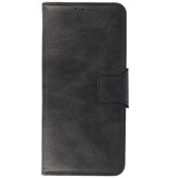 Pull Up PU læder bogstil til Motorola Moto G50 Sort