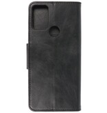 Pull Up PU læder bogstil til Motorola Moto G50 Sort