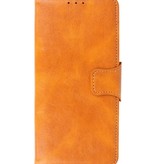 Pull Up PU Leather Bookstyle for Motorola Moto G50 Brown