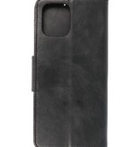 Pull Up PU Leather Bookstyle for Motorola Moto G100 Black