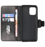 Pull Up PU Leather Bookstyle for Motorola Moto G100 Black