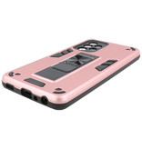 Stand Hardcase Backcover voor Samsung Galaxy A52 5G Roze