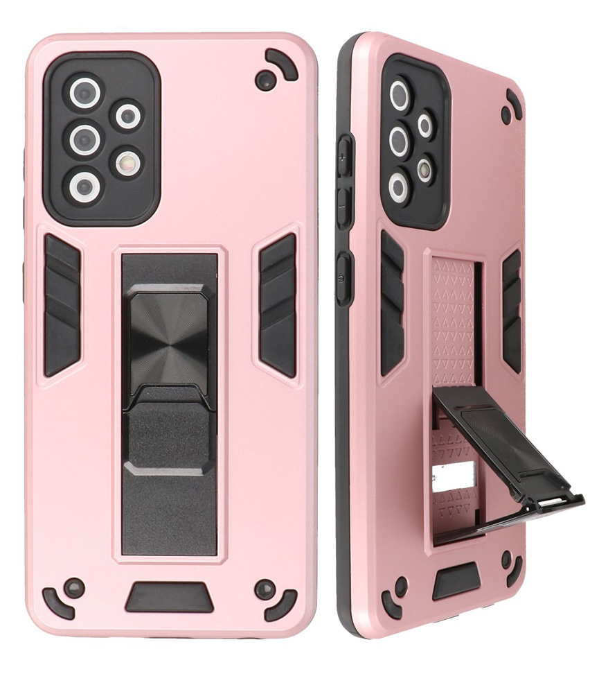 Stand Hardcase Backcover for Samsung Galaxy A52 5G Pink