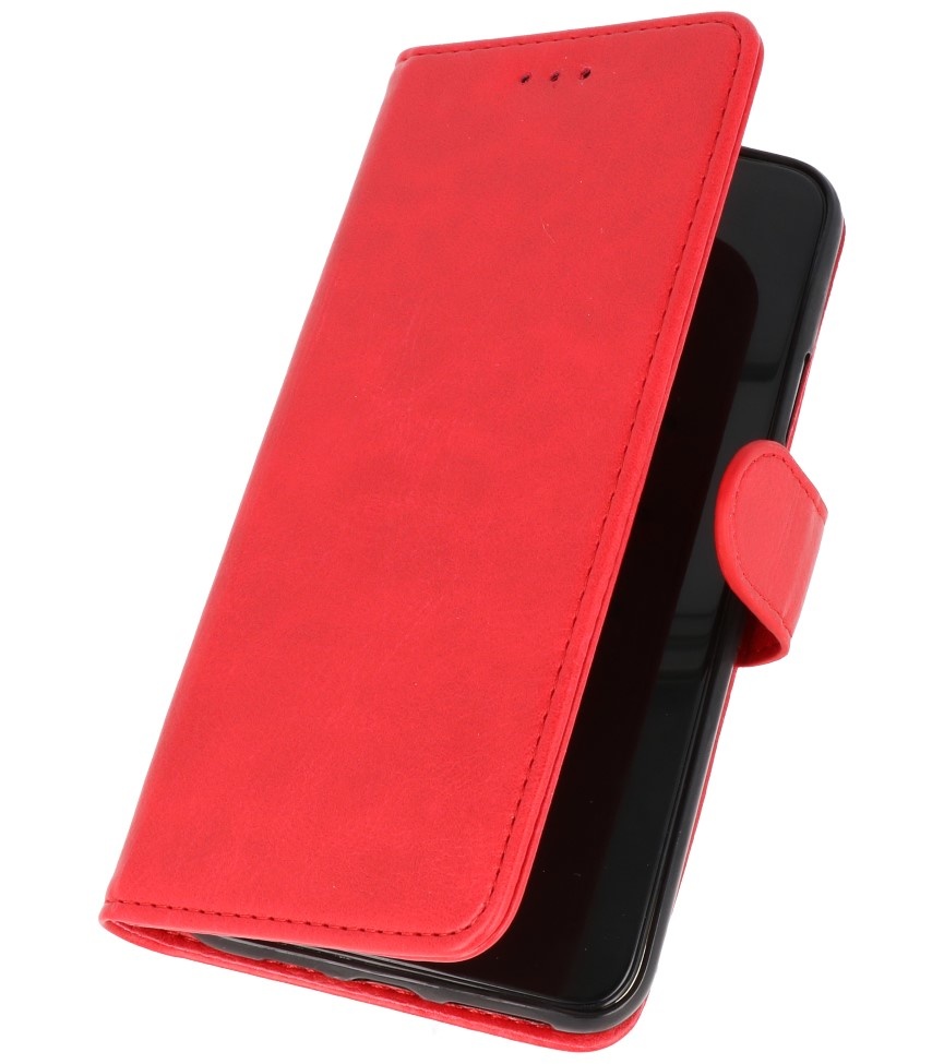 Bookstyle Wallet Tasker Taske til Samsung Galaxy S21 FE Rød