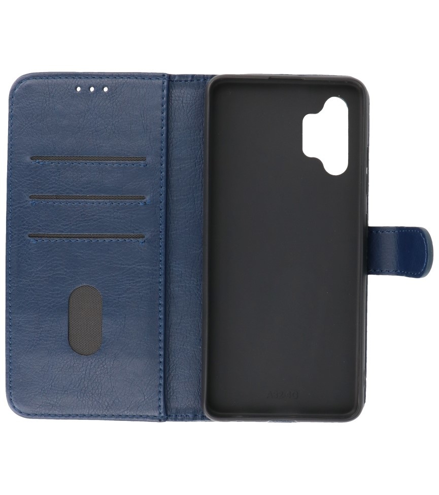 Bookstyle Wallet Cases Case for Samsung Galaxy A32 4G Navy