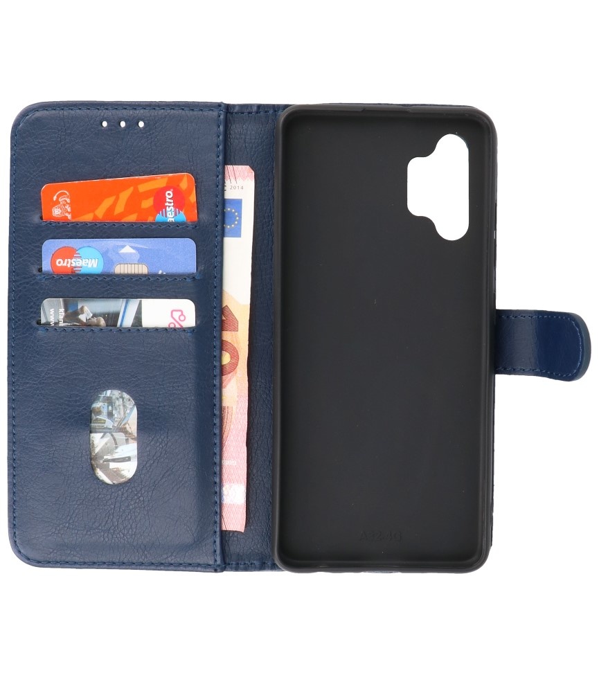 Bookstyle Wallet Cases Hülle für Samsung Galaxy A32 4G Navy