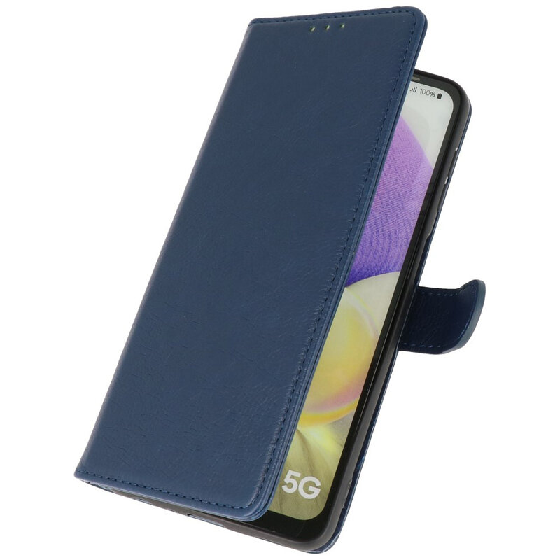 Étui portefeuille Bookstyle pour Samsung Galaxy A32 5G Marine