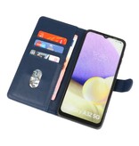 Étui portefeuille Bookstyle pour Samsung Galaxy A32 5G Marine