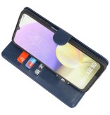 Bookstyle Wallet Cases Hoesje voor Samsung Galaxy A32 5G Navy