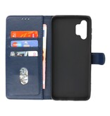 Étui portefeuille Bookstyle pour Samsung Galaxy A32 5G Marine