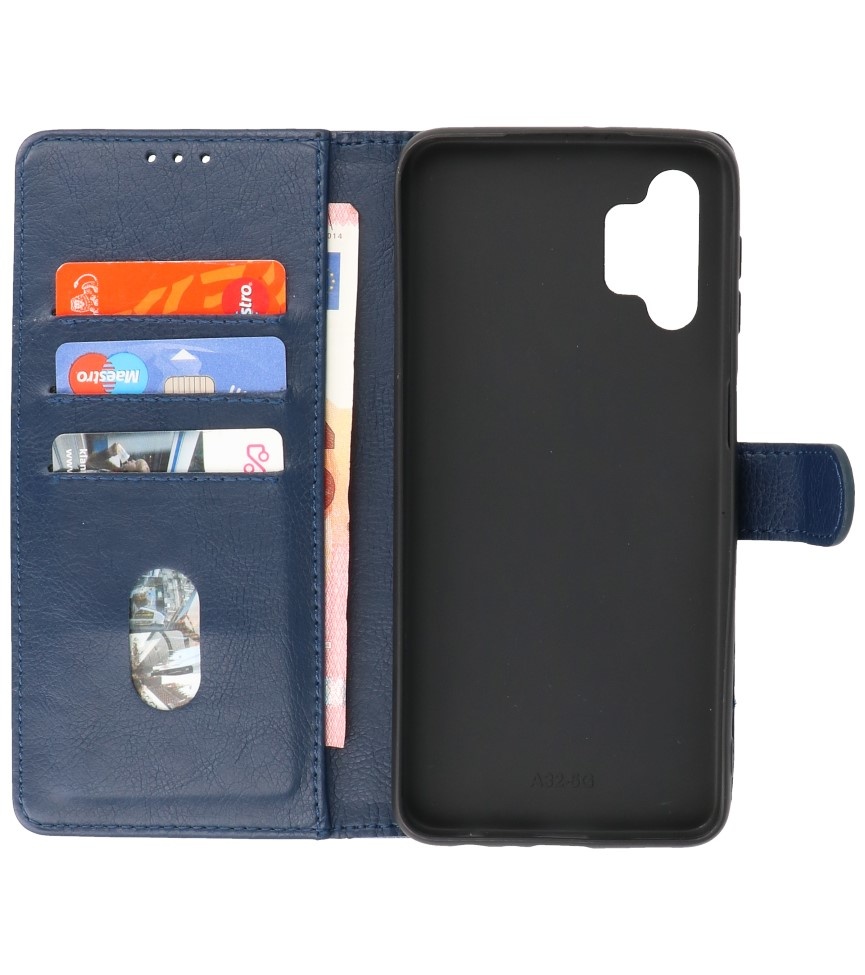 Bookstyle Wallet Cases Case for Samsung Galaxy A32 5G Navy