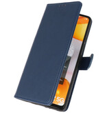 Custodia a portafoglio Bookstyle Custodia per Samsung Galaxy A42 5G Navy